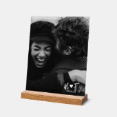 Je foto toevoegen | Aangepast vrije tekst Acryl Bord (Hoek)