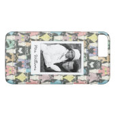 Je foto toevoegen | Cute Hipster Cats Pattern Case-Mate iPhone Case (Achterkant (Horizontaal))