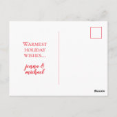 Je foto toevoegen | Holly & Berries Lijsten Briefkaart (Achterkant)