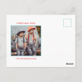 Je foto toevoegen | Kerst van de kerst Briefkaart (Achterkant)