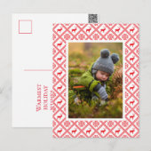 Je foto toevoegen | Kerstmis met rendiertransporte Briefkaart (Voorkant / Achterkant)