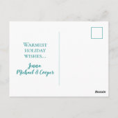 Je foto toevoegen | Kerstpatroon Briefkaart (Achterkant)