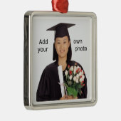 Je foto toevoegen metalen ornament (Rechts)