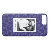 Je foto toevoegen | Paarse botervliegen Case-Mate iPhone Case (Achterkant (Horizontaal))