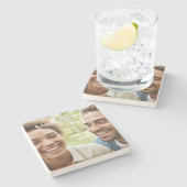 Je foto toevoegen stenen onderzetter (Zijkant)