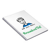 Je foto toevoegen | Tekst personaliseren | Eigen Notitieboek (Rechterzijde)