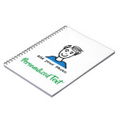 Je foto toevoegen | Tekst personaliseren | Eigen Notitieboek (Linkerzijde)