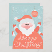 Je foto toevoegen | Vroege kerstkerstkerstman Kaart (Voorkant / Achterkant)