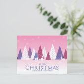 Je foto toevoegen | Vrolijk kerstVakantie Briefkaart (Staand voorkant)