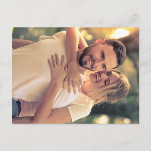 Je foto toevoegen | Waterverf groen en gouden brui Uitnodiging Briefkaart (Achterkant)