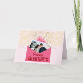 Je foto Valentijnsdag eerste kus voor haar Kaart