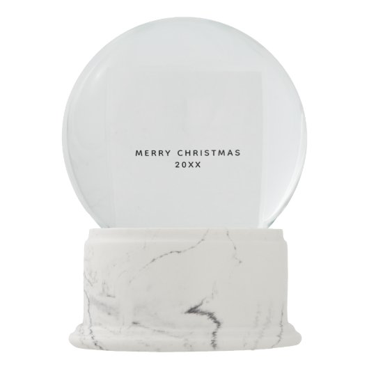 Je foto van een paar foto's voor kerstmis sneeuwbol (Achterkant)