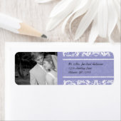 Je foto Weddenschap  Black Damask Etiket (Insitu)