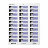 Je foto Weddenschap  Black Damask Etiket (Full Sheet)