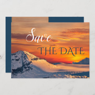 Je foto Winter Wonderland Save the Date Card