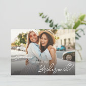 Je foto zal mijn Bridesmaid zijn? VH2 Kaart (Staand voorkant)