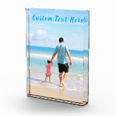 Je fotoblok gepersonaliseerd met aangepaste tekst (Rechts)