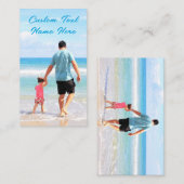 Je fotokaart personaliseren met aangepaste tekst notitiekaartje (Voorkant / Achterkant)