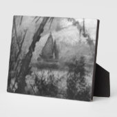 Je fotokunst hier met Easel Fotoplaat (Zijkant)