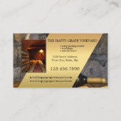 Je fotoportfolio — wijnbouw visitekaartje (Achterkant)