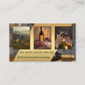 Je fotoportfolio — wijnbouw visitekaartje (Voorkant)