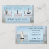 Je foto's blauw grijs visitekaartje (Voorkant / Achterkant)