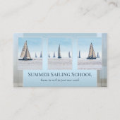 Je foto's blauw grijs visitekaartje (Voorkant)