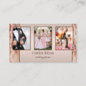 Je foto's Chocolate Lace Wedding Planner Visitekaartje (Voorkant)