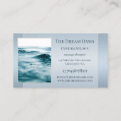 Je foto's Dream Blue Spa Massage Visitekaartje (Achterkant)