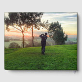 Je foto's Golf Retirement Guest Book Gastenboek (Achterkant)