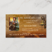 Je foto's Koffiewinkelbalk in kustlijn Visitekaartje (Achterkant)