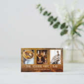 Je foto's Koffiewinkelbalk in kustlijn Visitekaartje (Staand voorkant)