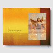 Je foto's met kerstbruiloft gastenboek (Achterkant)