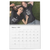 Je foto's op elke paginalender kalender (Feb 2027)