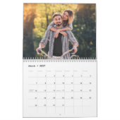 Je foto's op elke paginalender kalender (Mar 2027)
