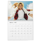Je foto's op elke paginalender kalender (Feb 2027)