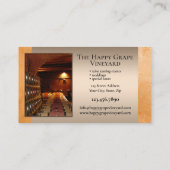 Je foto's wijnbouw visitekaartje (Achterkant)