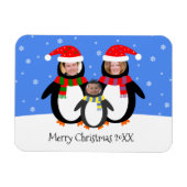 Je foto's winterpinguïns magneet (Horizontaal)