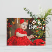 Je fotosjabloon met overlay geschikt voor kerstmis (Staand voorkant)