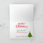 Je fotosjabloon met overlay kerst feestdagen kaart (Binnen)