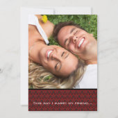 Je fotoweddenschap nodigt uit... ik trouw met mijn kaart (Voorkant)