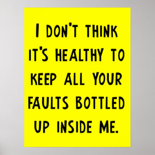 Je fouten Funny Poster