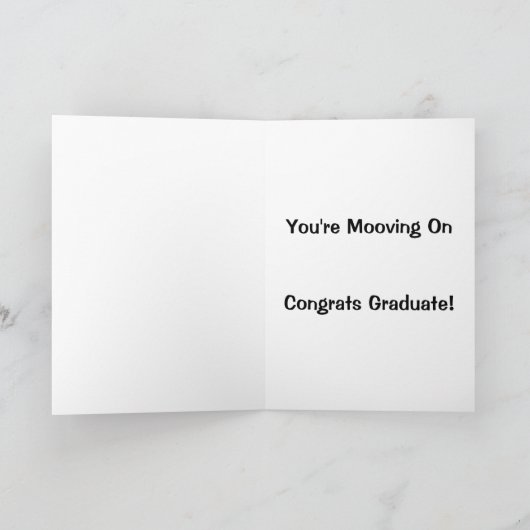 Je gaat door - Gefeliciteerd Afstuderen! Kaart (Binnen)