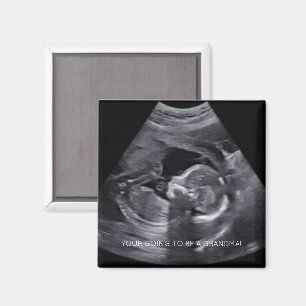 Je gaat een oma zijn Zwanger Sonogram FOTO Magneet