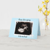 Je gaat een Tante Baby Zwangerschap aankondigen Kaart (Gele Bloem)