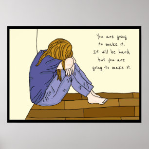 Je gaat het redden Inspiratieposter Poster