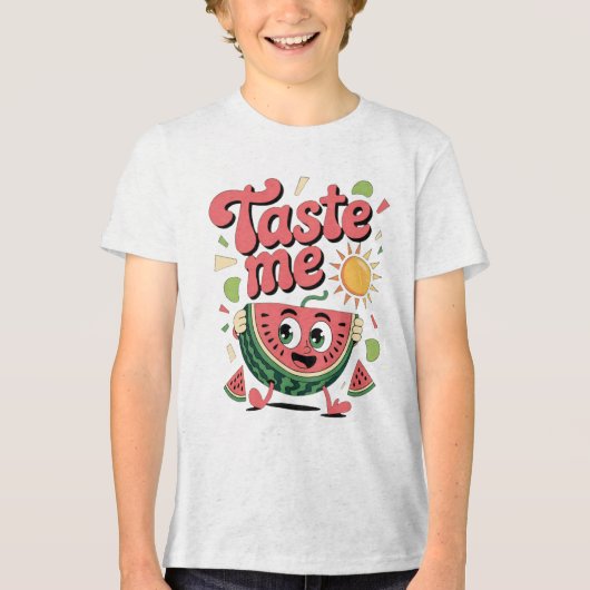 JE GAAT HET SMaken! Tri-Blend Shirt (Voorkant)