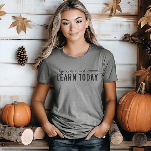 Je Gaat Het Vandaag Leren Ik Grappige Leraar Tri-Blend Shirt