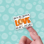 Je gaat houden van wat er in Herfst Turkije zit Sticker