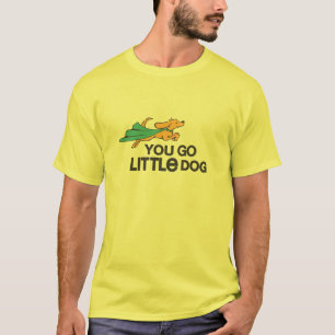"Je gaat met kleine hond" Happy T-shirt